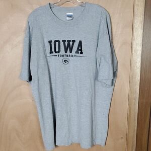 Gildan Iowa Football Gray Tee